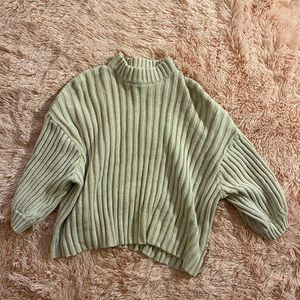 Urban Outfitter's Bubble Sleeve Knitted Turtleneck
